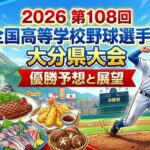 2026第108回全国高等学校野球選手権大分県大会優勝予想と展望