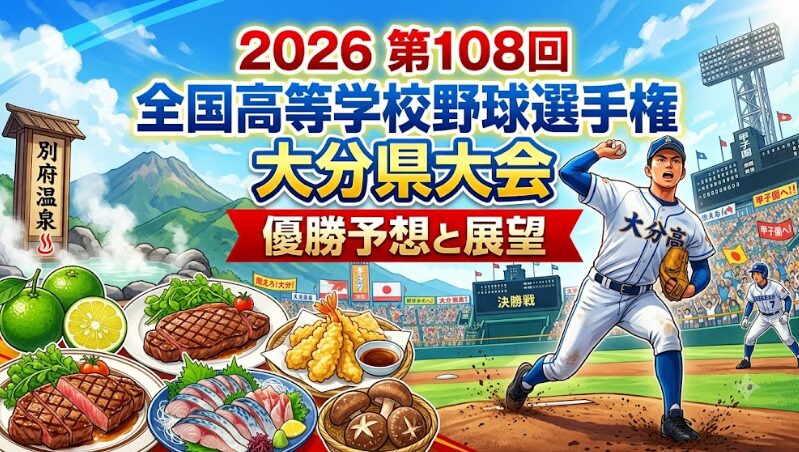 2026第108回全国高等学校野球選手権大分県大会優勝予想と展望