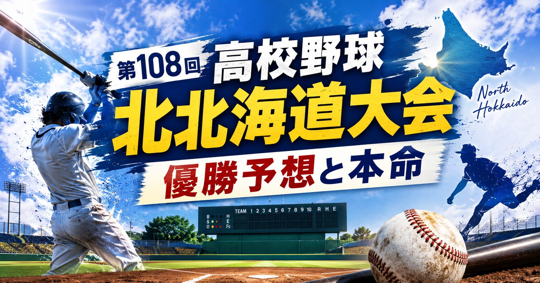 第108回高校野球北北海道大会優勝予想と本命