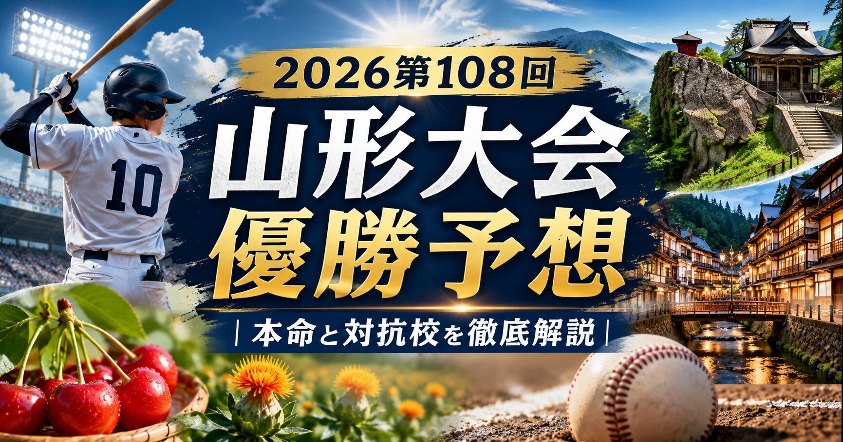 2026第108回山形大会優勝予想｜本命と対抗校を徹底解説