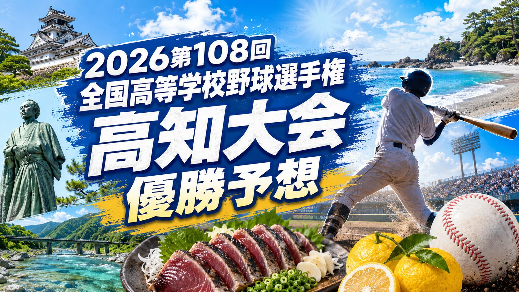2026第108回全国高等学校野球選手権 高知大会　優勝予想展望