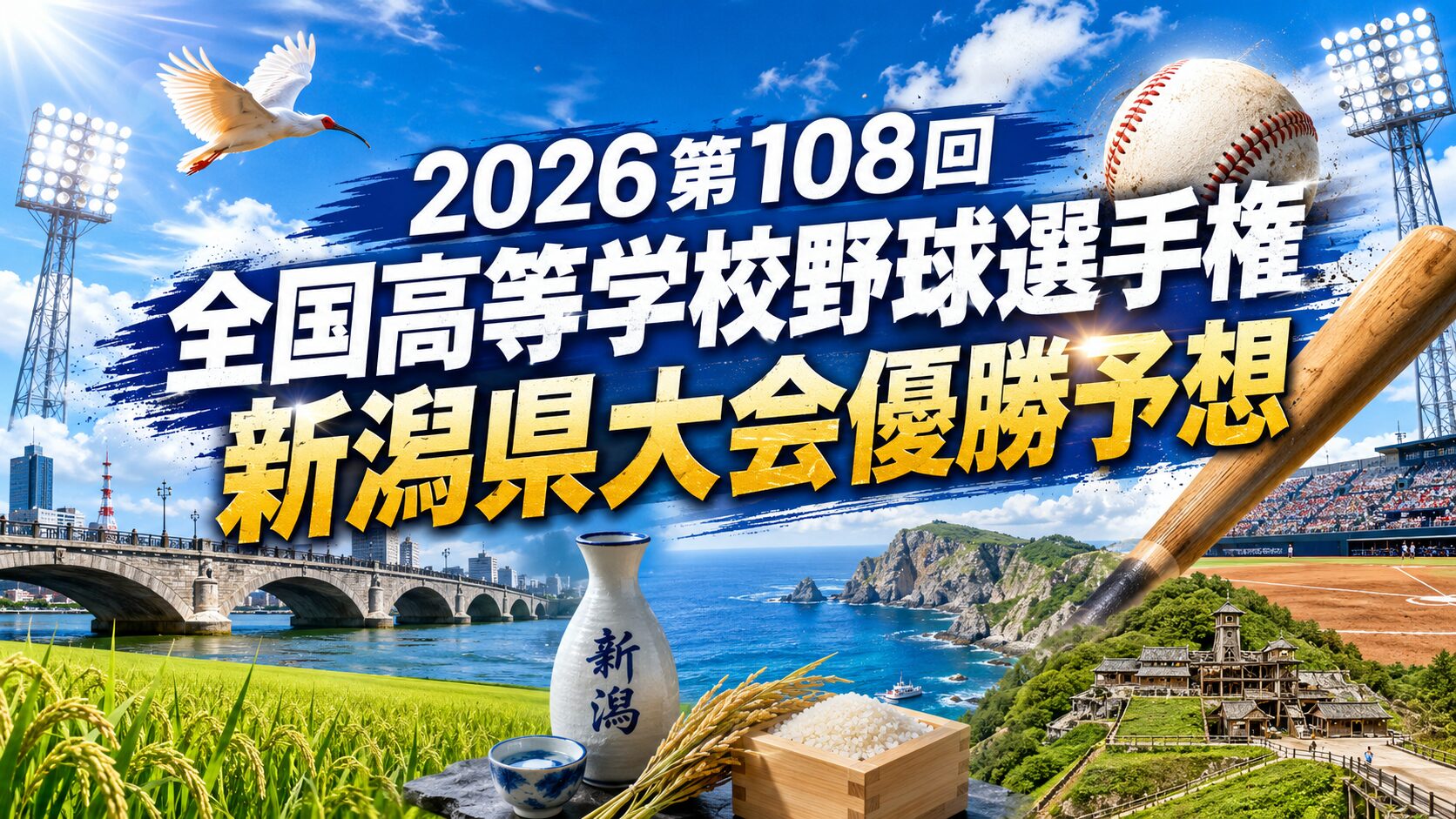 2026第108回全国高等学校野球選手権 新潟県大会優勝予想