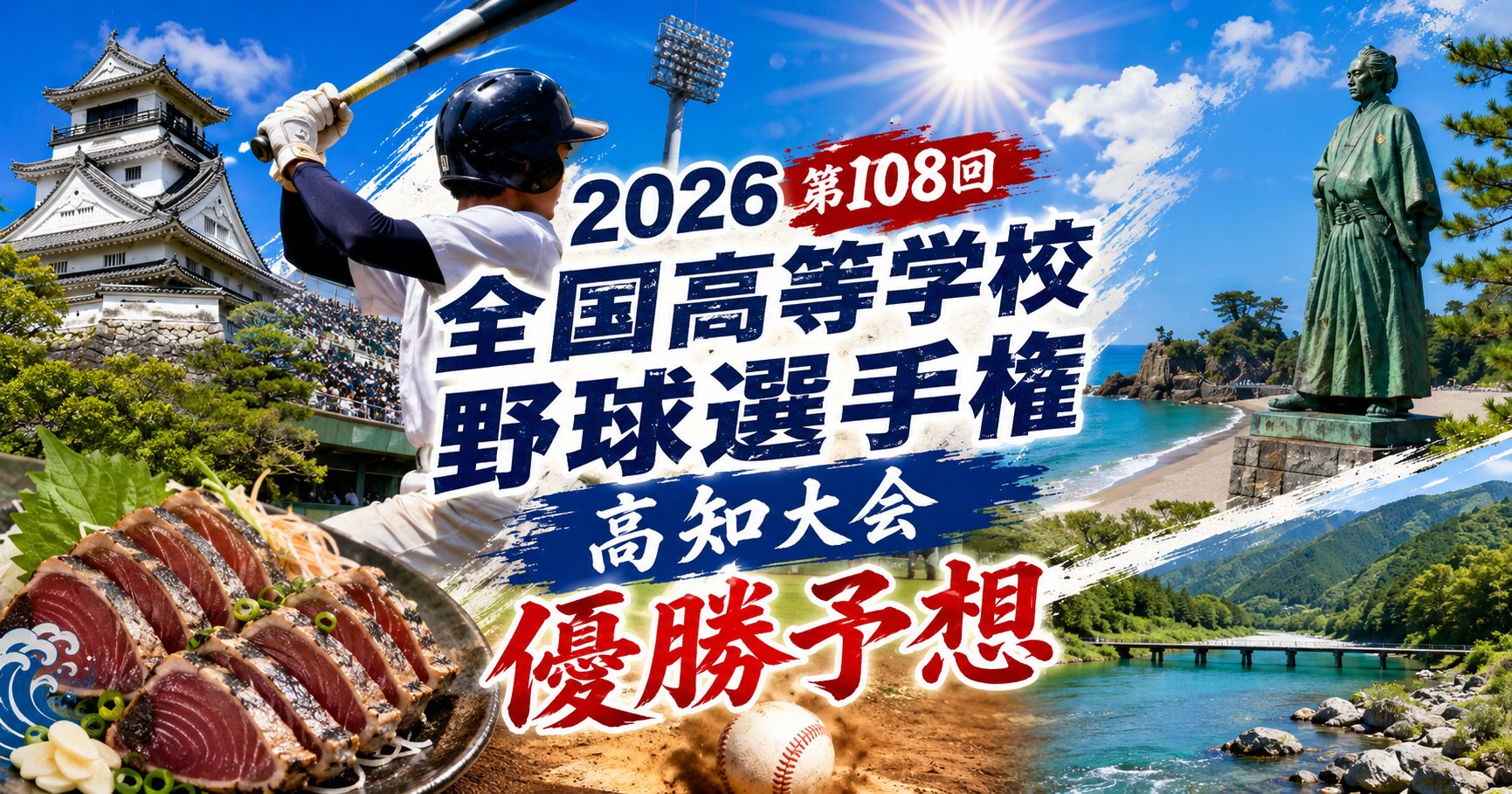 2026第108回全国高等学校野球選手権高知大会優勝予想